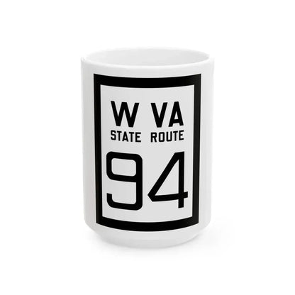 WV-94 1922 (Virginia) (Road Sign) White Coffee Mug 15oz - Go Mug Yourself