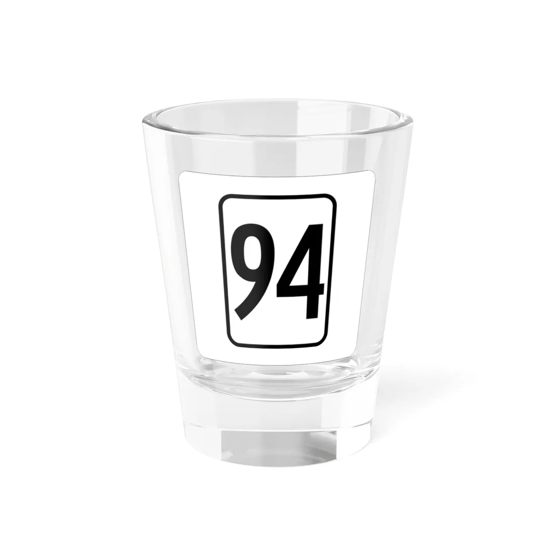 WV-94 1948 (Virginia) (Road Sign) Shot Glass 1.5oz 1.5oz - Go Mug Yourself