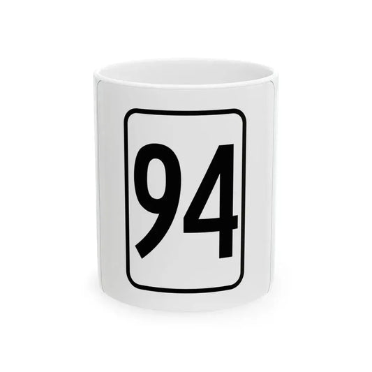 WV-94 1948 (Virginia) (Road Sign) White Coffee Mug 11oz - Go Mug Yourself
