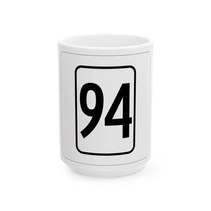 WV-94 1948 (Virginia) (Road Sign) White Coffee Mug 15oz - Go Mug Yourself