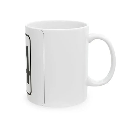 WV-94 1948 (Virginia) (Road Sign) White Coffee Mug - Go Mug Yourself