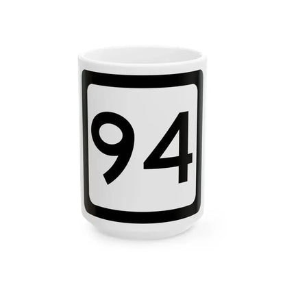 WV-94 (Virginia) (Road Sign) White Coffee Mug 15oz - Go Mug Yourself