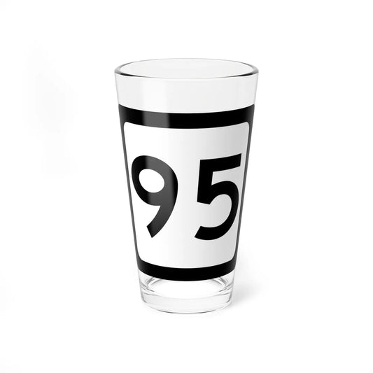 WV-95 (Virginia) (Road Sign) Pint Glass 16oz 16oz - Go Mug Yourself