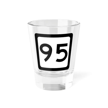 WV-95 (Virginia) (Road Sign) Shot Glass 1.5oz 1.5oz - Go Mug Yourself