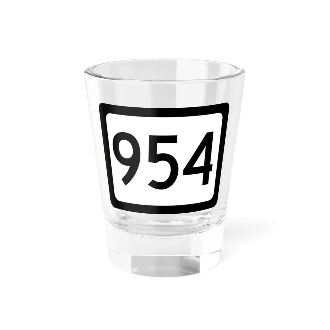 WV-954 (Virginia) (Road Sign) Shot Glass 1.5oz 1.5oz - Go Mug Yourself