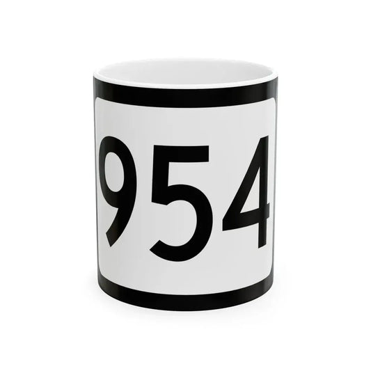 WV-954 (Virginia) (Road Sign) White Coffee Mug 11oz - Go Mug Yourself