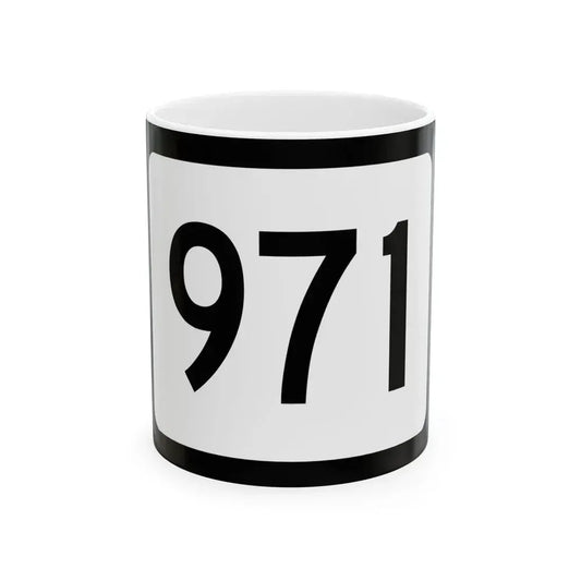 WV-971 (Virginia) (Road Sign) White Coffee Mug 11oz - Go Mug Yourself