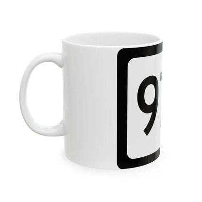 WV-972 (Virginia) (Road Sign) White Coffee Mug - Go Mug Yourself