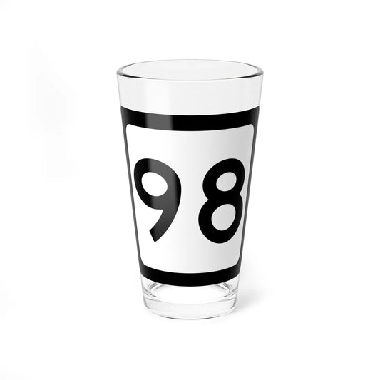 WV-98 (Virginia) (Road Sign) Pint Glass 16oz 16oz - Go Mug Yourself