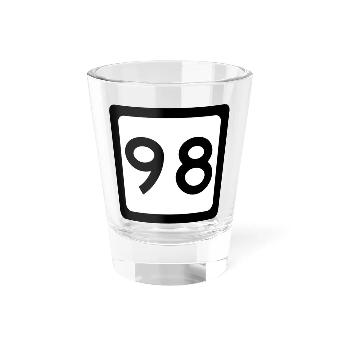 WV-98 (Virginia) (Road Sign) Shot Glass 1.5oz 1.5oz - Go Mug Yourself