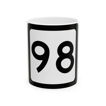 WV-98 (Virginia) (Road Sign) White Coffee Mug 11oz - Go Mug Yourself
