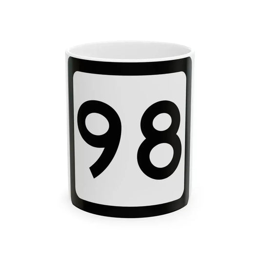 WV-98 (Virginia) (Road Sign) White Coffee Mug 11oz - Go Mug Yourself