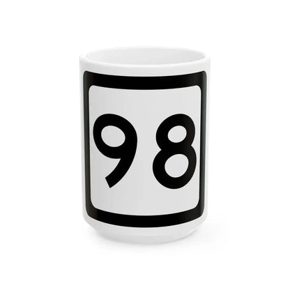 WV-98 (Virginia) (Road Sign) White Coffee Mug 15oz - Go Mug Yourself