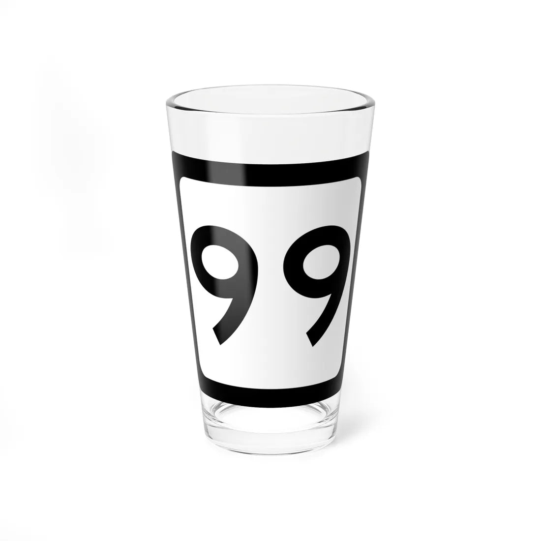 WV-99 (Virginia) (Road Sign) Pint Glass 16oz 16oz - Go Mug Yourself