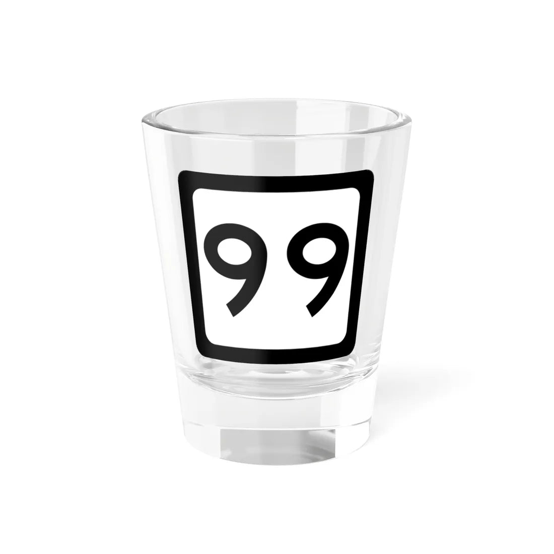 WV-99 (Virginia) (Road Sign) Shot Glass 1.5oz 1.5oz - Go Mug Yourself