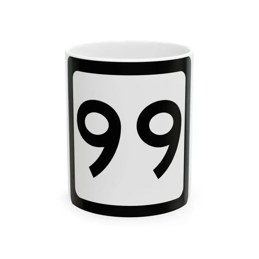 WV-99 (Virginia) (Road Sign) White Coffee Mug 11oz - Go Mug Yourself