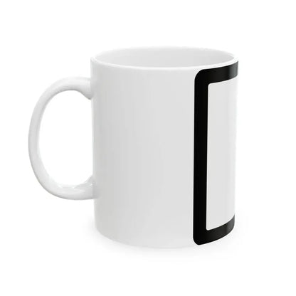 WV-blank (Virginia) (Road Sign) White Coffee Mug - Go Mug Yourself