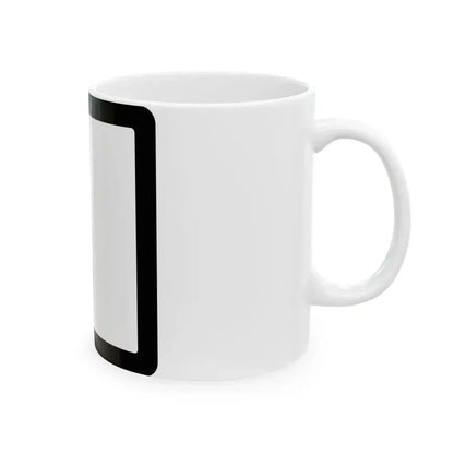 WV-blank (Virginia) (Road Sign) White Coffee Mug - Go Mug Yourself