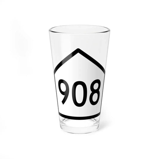 WV HARP 908 (Virginia) (Road Sign) Pint Glass 16oz 16oz - Go Mug Yourself