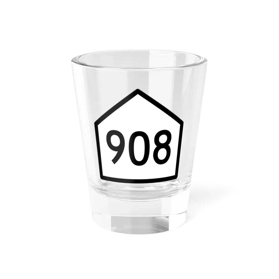 WV HARP 908 (Virginia) (Road Sign) Shot Glass 1.5oz 1.5oz - Go Mug Yourself