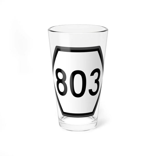 WV PFR 803 mockup (Virginia) (Road Sign) Pint Glss 16oz 16oz - Go Mug Yourself