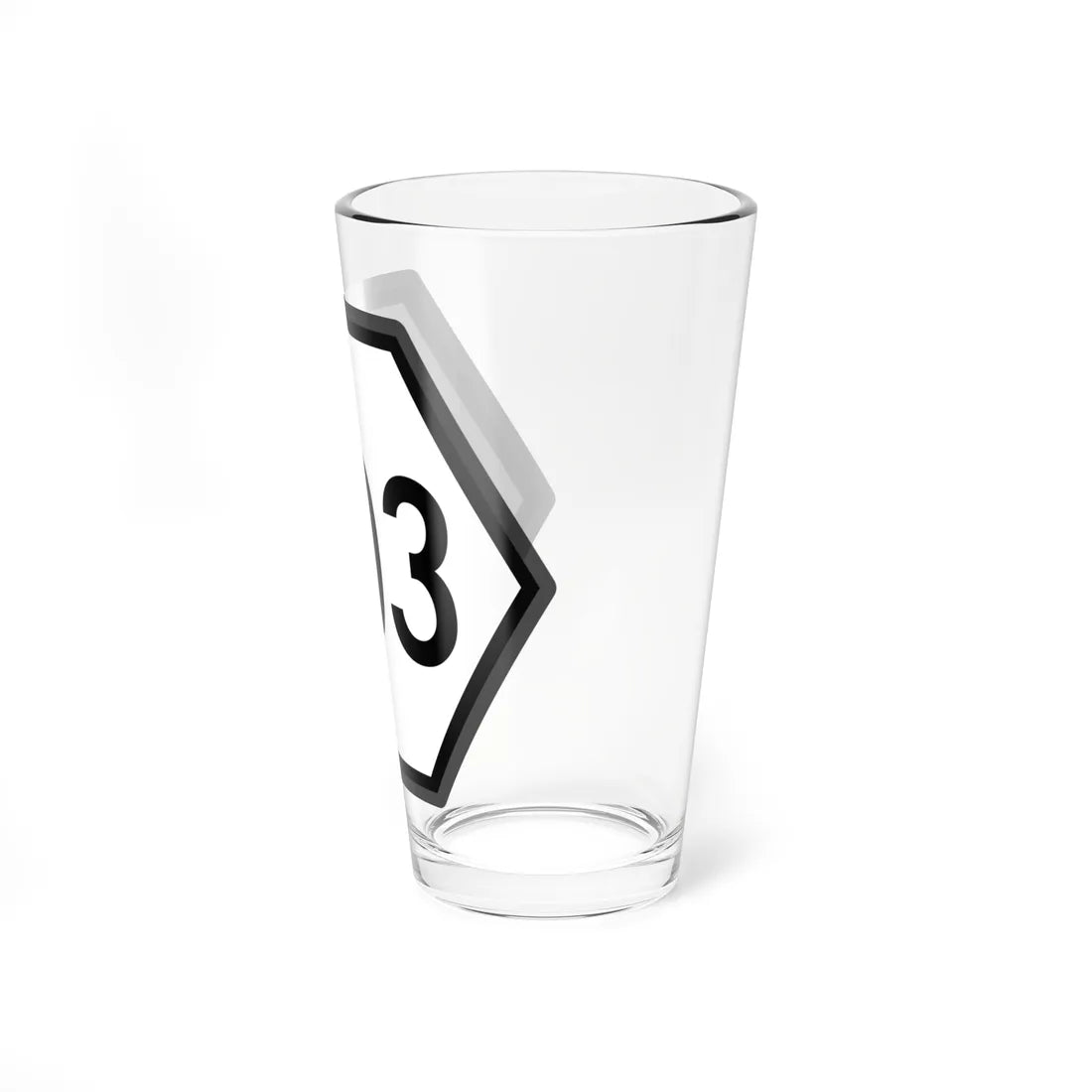 WV PFR 803 mockup (Virginia) (Road Sign) Pint Glss 16oz - Go Mug Yourself