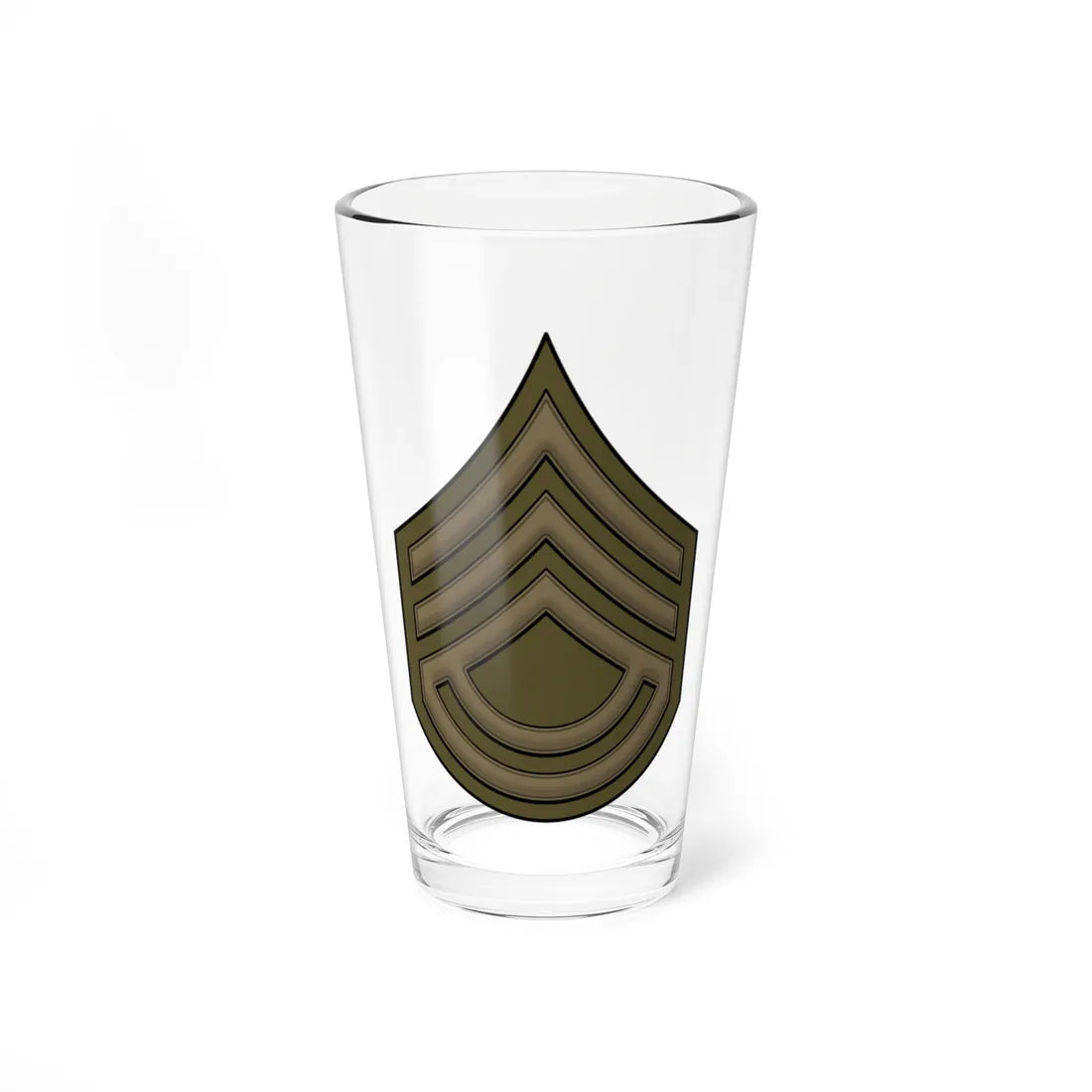 WW1 BattSgtMaj (United States) (Military Rank) Pint Glass 16oz 16oz - Go Mug Yourself