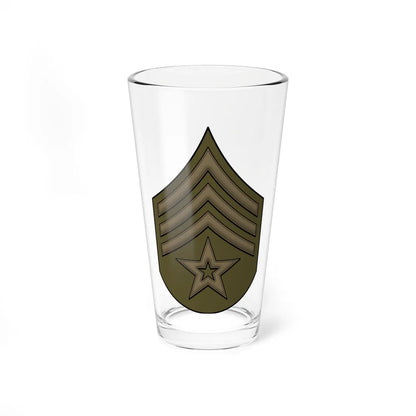 WW1 ColorSgt (United States) (Military Rank) Pint Glass 16oz 16oz - Go Mug Yourself