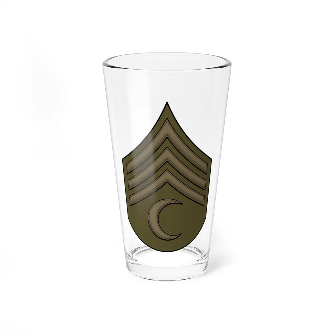 WW1 MessSgt (United States) (Military Rank) Pint Glass 16oz 16oz - Go Mug Yourself