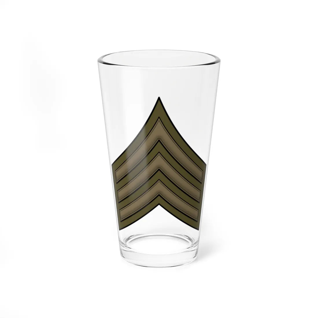 WW1 Sergeant (United States) (Military Rank) Pint Glass 16oz 16oz - Go Mug Yourself