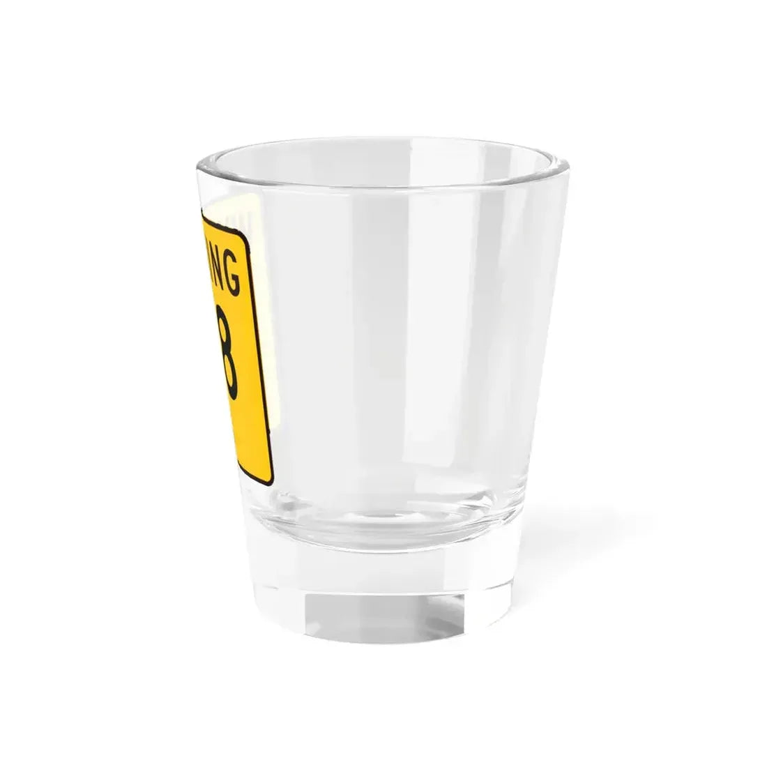 WY-138 (Wyoming) (Road Sign) Shot Glass 1.5oz - Go Mug Yourself