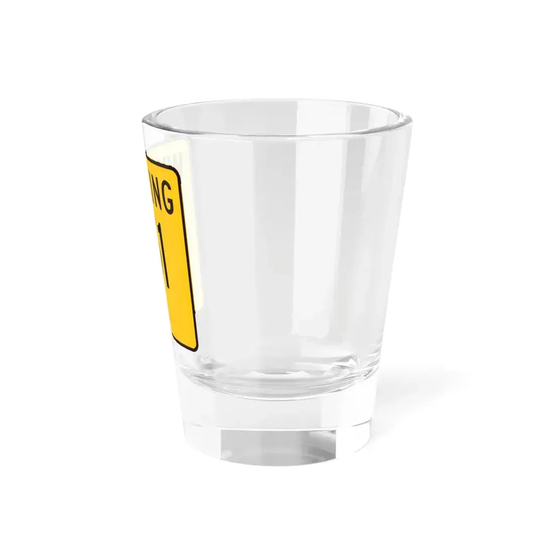 WY-151 (Wyoming) (Road Sign) Shot Glass 1.5oz - Go Mug Yourself
