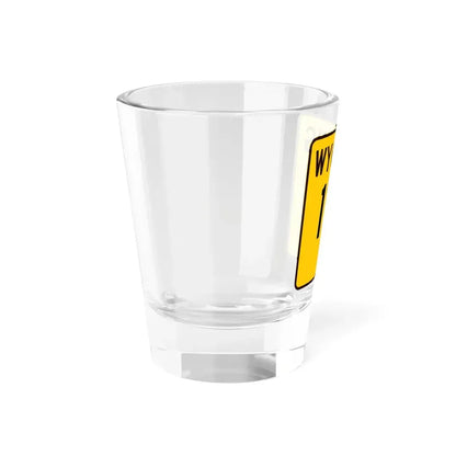 WY-152 (Wyoming) (Road Sign) Shot Glass 1.5oz - Go Mug Yourself