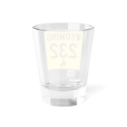 WY-232 (Wyoming) (Road Sign) Shot Glass 1.5oz - Go Mug Yourself