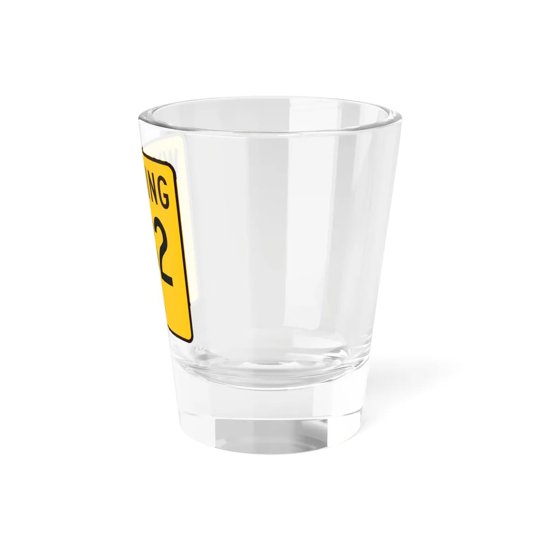 WY-232 (Wyoming) (Road Sign) Shot Glass 1.5oz - Go Mug Yourself