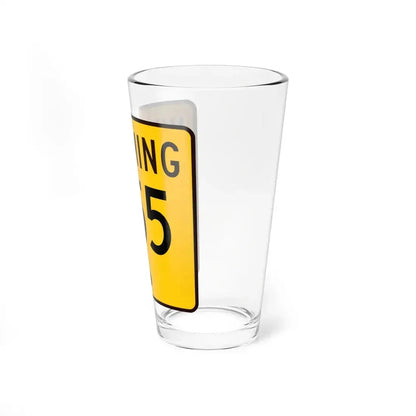 WY-255 (Wyoming) (Road Sign) Pint Glass 16oz - Go Mug Yourself