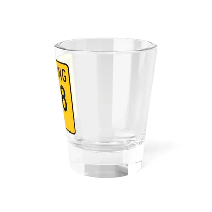 WY-338 (Wyoming) (Road Sign) Shot Glass 1.5oz - Go Mug Yourself