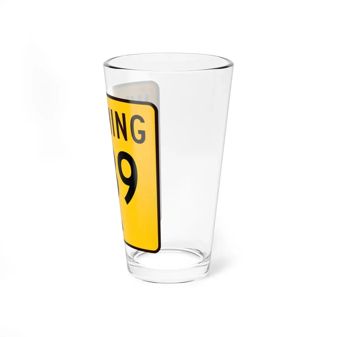 WY-339 (Wyoming) (Road Sign) Pint Glass 16oz - Go Mug Yourself