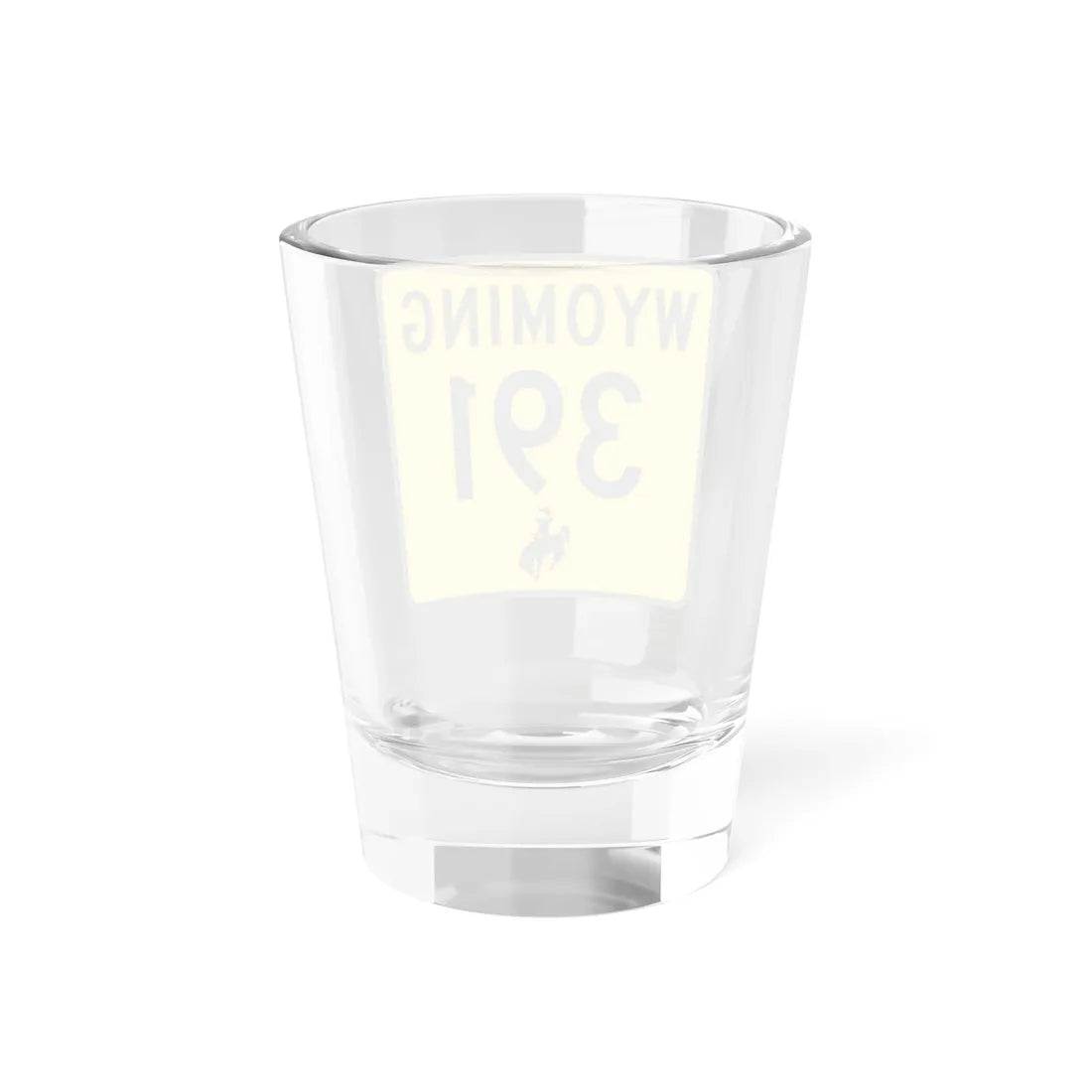 WY-391 (Wyoming) (Road Sign) Shot Glass 1.5oz - Go Mug Yourself