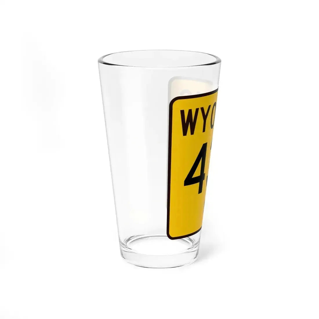 WY-430 (Wyoming) (Road Sign) Pint Glass 16oz - Go Mug Yourself