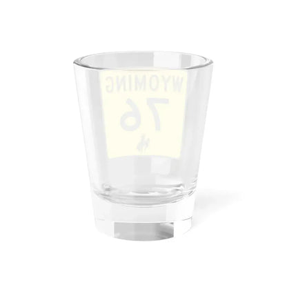 WY-76 (Wyoming) (Road Sign) Shot Glass 1.5oz - Go Mug Yourself