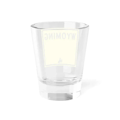 WY-blank (Wyoming) (Road Sign) Shot Glass 1.5oz - Go Mug Yourself