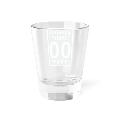Wyandot County OH template (Ohio) (Road Sign) Shot Glass 1.5oz - Go Mug Yourself