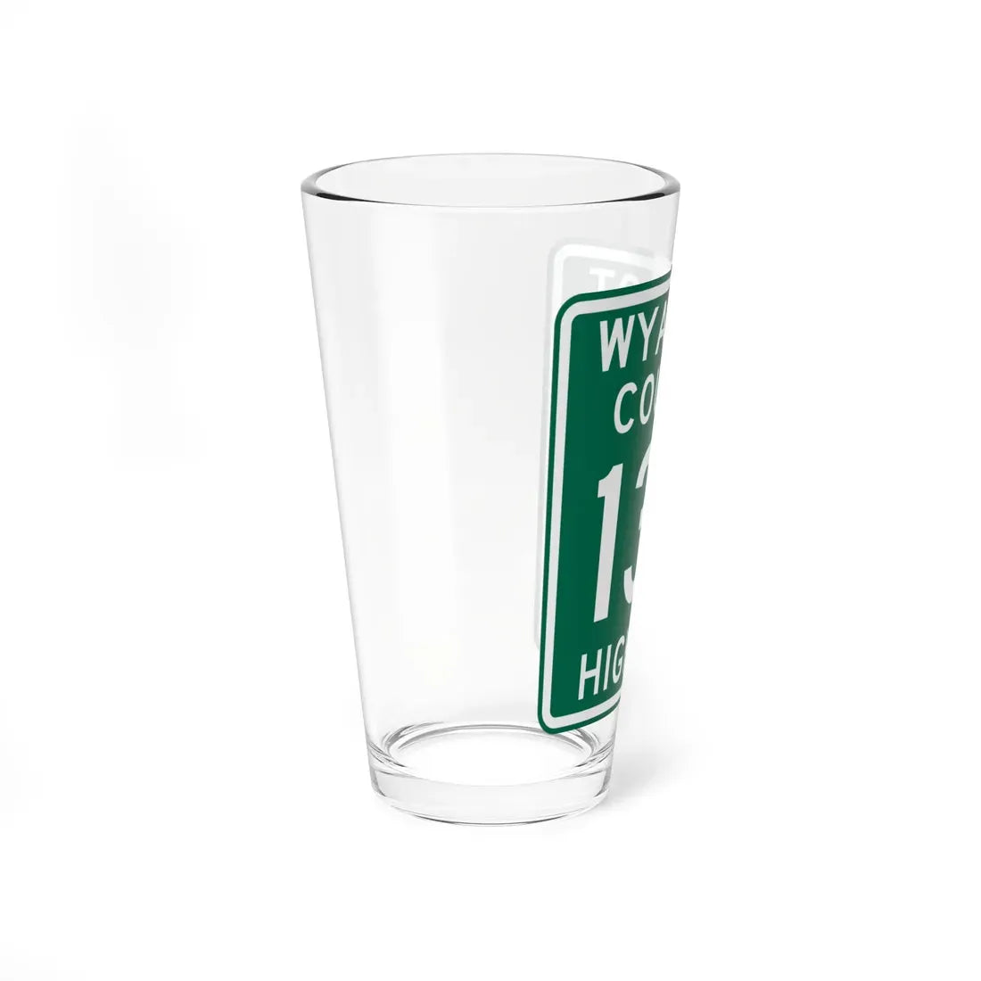 Wyandot County Route 130 OH (Ohio) (Road Sign) Pint Glass 16oz - Go Mug Yourself