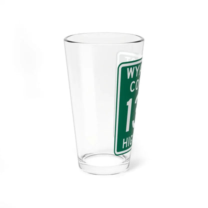 Wyandot County Route 130 OH (Ohio) (Road Sign) Pint Glass 16oz - Go Mug Yourself