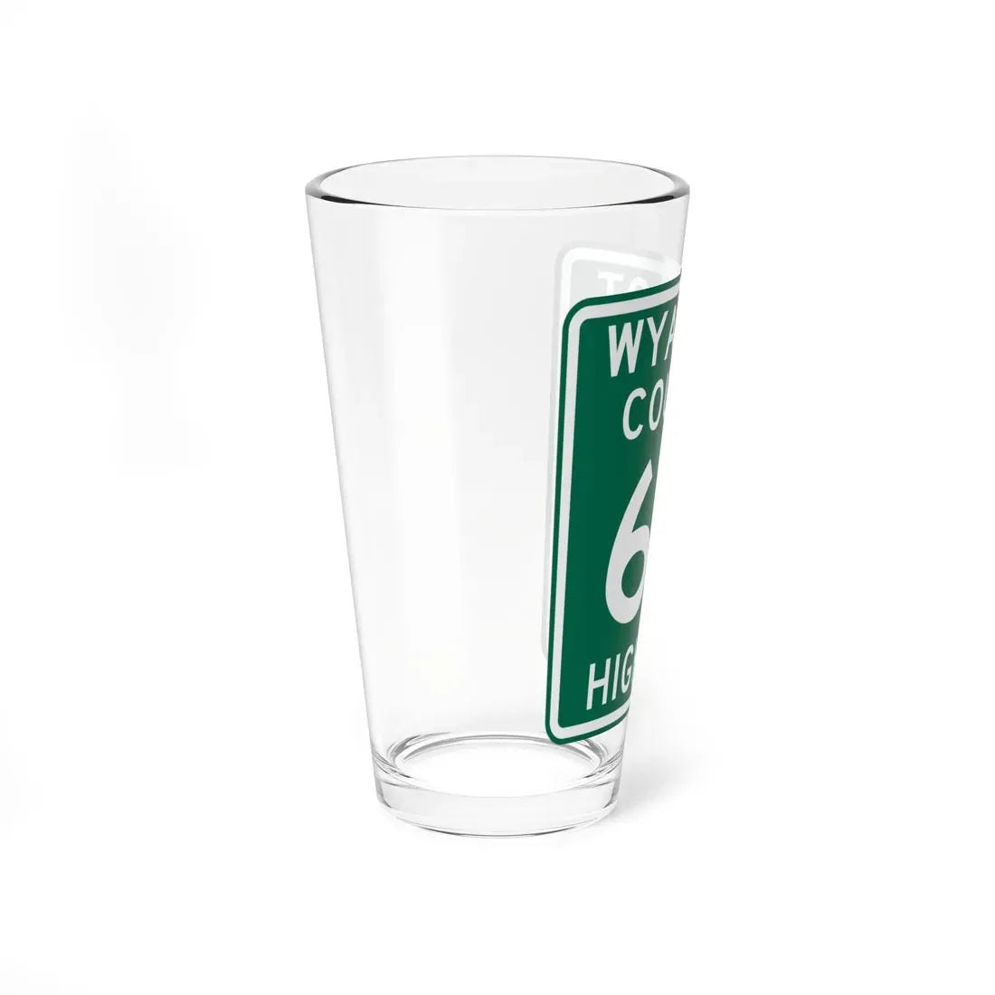 Wyandot County Route 62 OH (Ohio) (Road Sign) Pint Glass 16oz - Go Mug Yourself