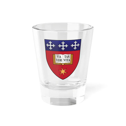 Wycliffe Hall Oxford Coat Of Arms (England) (Coat of Arms) Shot Glass 1.5oz 1.5oz - Go Mug Yourself