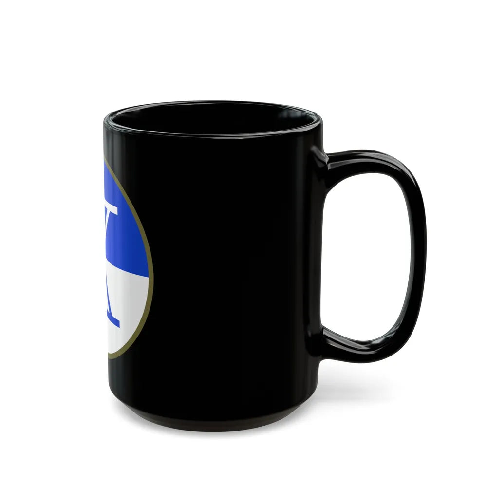 X Corps (U.S. Army) Black Coffee Mug-Go Mug Yourself