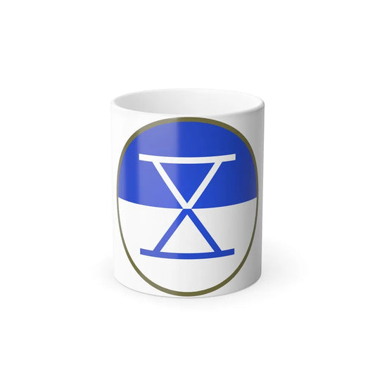 X Corps (U.S. Army) Color Changing Coffee Mug-11oz-Go Mug Yourself