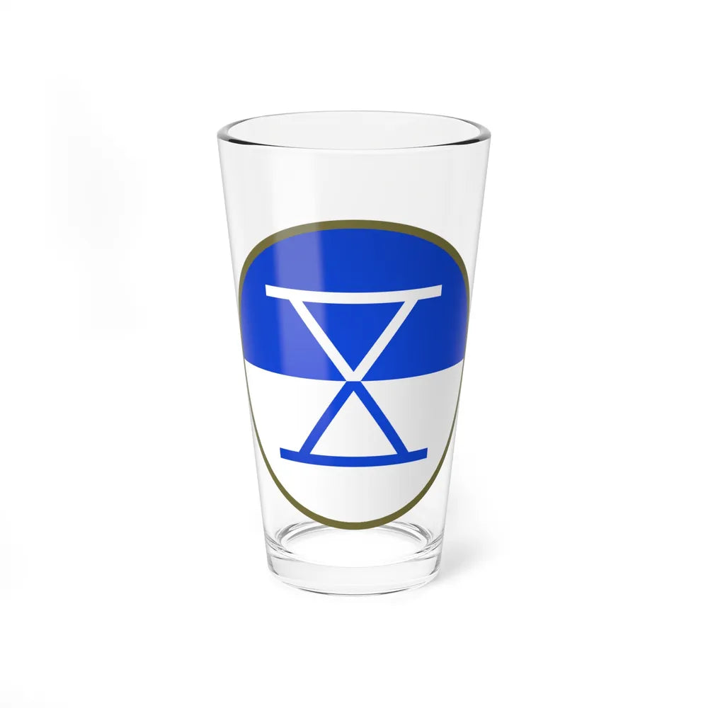 X Corps (U.S. Army) Pint Glass 16oz-16oz-Go Mug Yourself